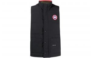 Фристайл пуховая жилетка с подкладкой Canada Goose, темно синий, красный, multicolor