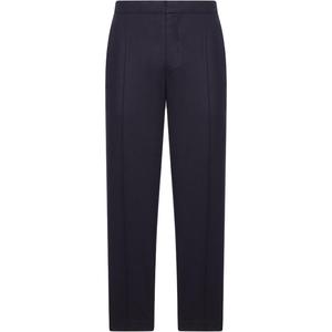 Брюки прямого кроя Zegna Ermenegildo Zegna, синий