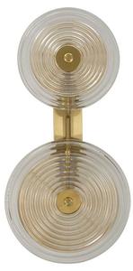 Настенный светильник Mauro Ferretti Venice, золото - стекло - 25 х 52 х 10 см