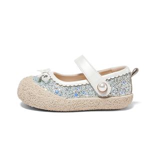 Низкие кроссовки с амортизацией и противоударными свойствами для младенцев и малышей Snoffy, серебряный