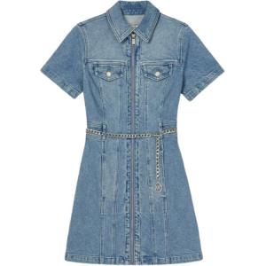 SS25 платье с короткими рукавами Women's MICHAEL KORS, синий