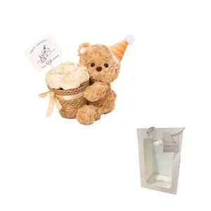 Плюшевая кукла Hugging Flower Bear высотой 40 см G.DUCKKIDS