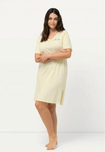 Ночная рубашка 2 PACK PEACH PRINT SHORT SLEEVE Ulla Popken, светло-голубой