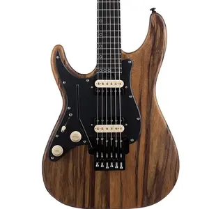 Электрогитара Schecter SVS Exotic FR, для левшей, из черного лимбы