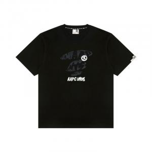 Футболка с коротким рукавом A Bathing APE Aape, черный