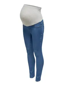 Джинсы для беременных ONLY MTERNITY "OLMRAIN LIFE REG SK JEGGING MBD DNM NOOS" Only Maternity, синий