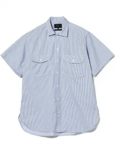 Рубашка в полоску BEAMS PLUS, синий