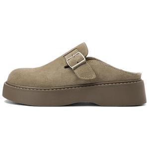 JOSINY Женские сланцы с закрытым носком на резиновой подошве, цвет Sand