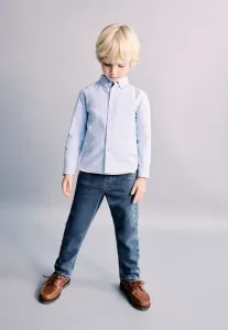 Джинсы прямого кроя для малышей Mango Kids, Dark Blue