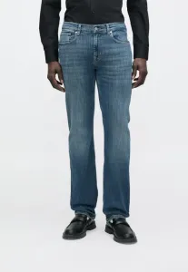 Роскошные винтажные джинсы прямого кроя 7 For All Mankind, Blue Denim