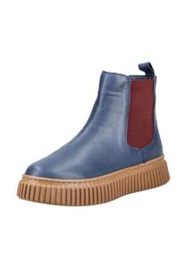 Кожаные ботильоны Andrea Conti, цвет Navy/rot