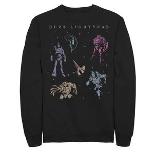 Мужской свитшот Disney/Pixar Lightyear Buzz Lightyear Emperor Zurg and Space Ship XL-15 Licensed Character