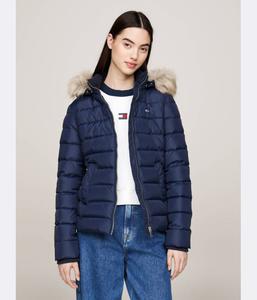 Пуховик Tommy Jeans Slim Fit, синий