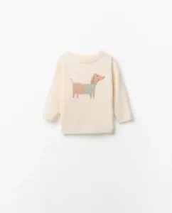 Джерси букле Sfera, светло-бежевый