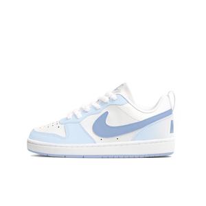 Детские кроссовки для скейтбординга Court Borough с морской солью и кокосом, устойчивые к истиранию, низкие, для подростков Nike, синий