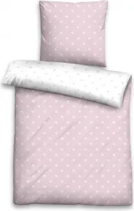 Пододеяльник biberna Mako satin Mix & Match 0636046 STARS 1x 200x200 см, цвет тауп: розовый, размер: 1x 155x200 см Biberna