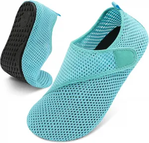 BARERUN Обувь для водных видов спорта на босу ногу с быстрой сушкой, аква-носки для плавания, пляжа, бассейна, серфинга, йоги для женщин и мужчин, синий