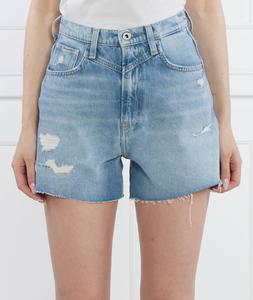 Шорты Pepe Jeans London Rachel Regular Fit denim, небесно-голубой