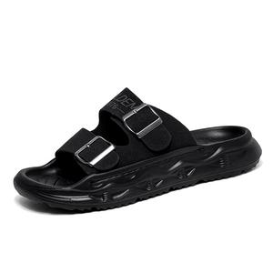 TFKY Мужские противоскользящие тапочки с устойчивостью к истиранию черные, цвет Black