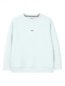 Толстовка с нашивкой-логотипом Boss Kidswear, синий