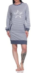 Ночная рубашка NORMANN, цвет blau-melange