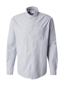 Рубашка на пуговицах классического кроя SELECTED SLHDan, темно-синий