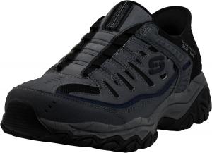 Мужские мокасины Skechers Afterburn M. Fit Ridgeburn без застежек с легким надеванием, Charcoal
