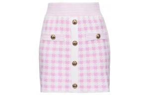 Повседневная короткая юбка женская розовая PINKO