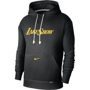 Толстовка Los Angeles Lakers Standard Issue City Edition мужская Dri FIT NBA Courtside Nike, черный