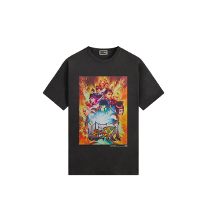Футболка Capcom FW25 Street Fighter IV Ultra Vintage, мужская Kith, черный
