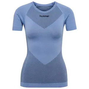 Футболка с коротким рукавом спортивная Hummel First seamless, синий