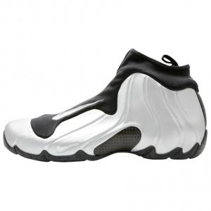 Air Flightposite баскетбольные кроссовки мужские silver Nike, серебряный