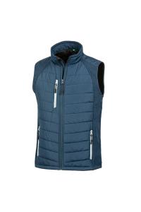 Черный - Утепленный жилет из мягкого материала Compass Result, темно-синий
