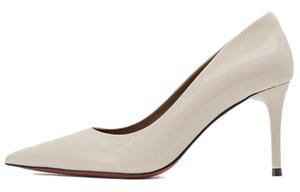 Туфли на высоком каблуке женские бежевый Aokang