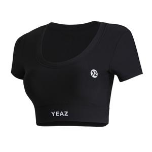 Топ YEAZ CLUB LEVEL short, черный