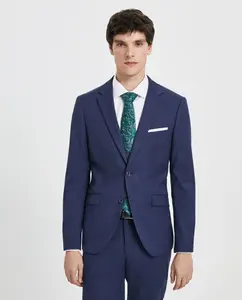 Пиджак мужской в клетку "петушиная лапка" Easy Wear, темно-синий