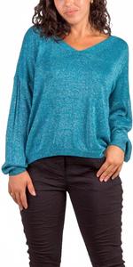 Бирюзовый трикотажный топ Ginetta GIGI MODA