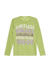 s.Oliver Лонгслив в светло-зеленом цвете