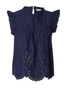 Блуза JDY JDYMILEY, темно-синий