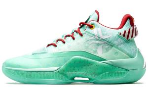Баскетбольные кроссовки Levitation 4 мужские с низким верхом мятно-зеленые/красные Xtep