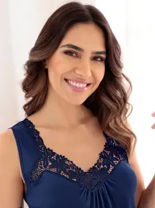 Ночная рубашка "Вашпур" "Ночная рубашка" Wäschepur, синий