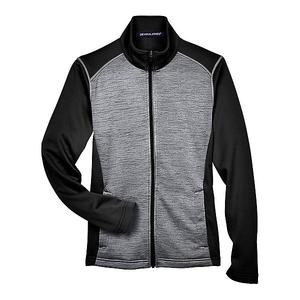 Женская флисовая куртка Newbury с молнией и цветными блоками Devon & Jones, Black Heather