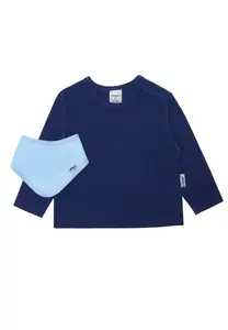 Рубашка Liliput с длинными рукавами из чистого органического хлопка, синий