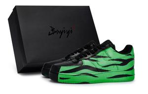 Кроссовки Air Force 1 для скейтборда, унисекс, низкие, зеленый Nike