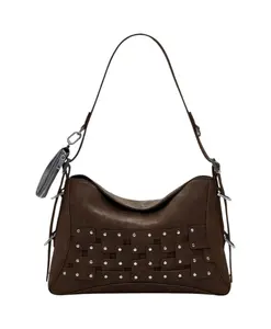 Женская сумка с коричневой нашивкой Desigual, коричневый