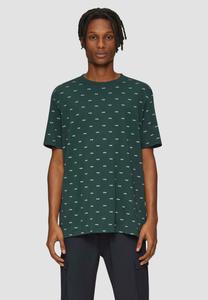 Футболка с принтом GEWASCHENES QS, зеленый