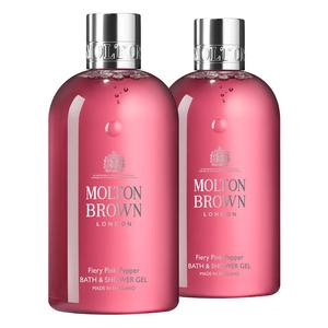 Гель для душа doppelpack fiery pink pepper bath & shower gel Molton Brown, объем 600 мл