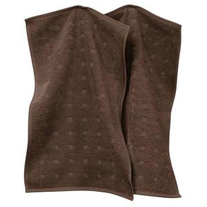 Гостевое полотенце Möve 2er-Pack 61683, 30x1x50 см, коричневый