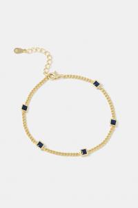 Браслет из серебра 925 пробы, покрытый 18-каратным золотом Answear.Lab, золотой