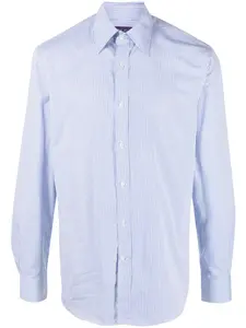 Рубашка в полоску Ralph Lauren Purple Label, синий